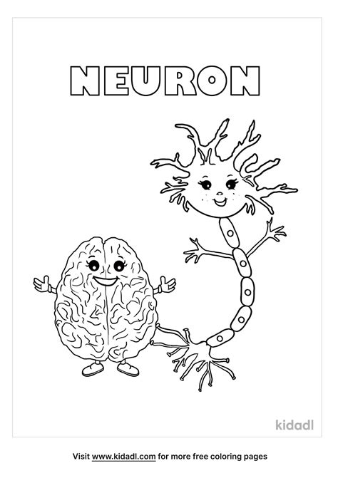 neuron coloring page coloring page printables kidadl