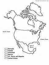 North America Map Printable Kids Maps sketch template