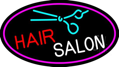 Blue Hair Salon Logo Led Neon Sign Hair Salon Open Neon Signs