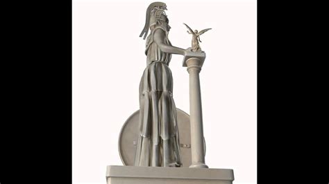 3d Model Of Statue Of Athena Review Youtube