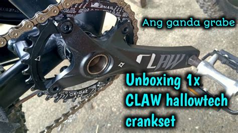 unboxing prowheel claw hallowtech  crankset youtube