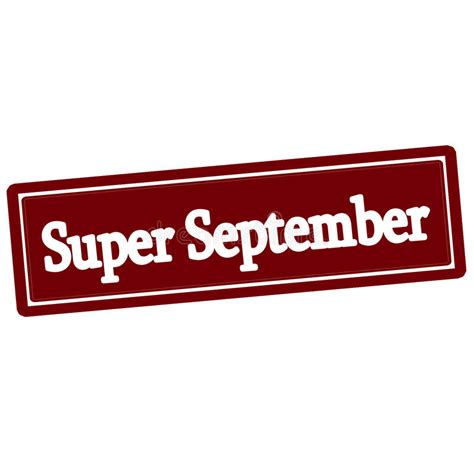 september super sale red word  white background illustration  rendering stock illustration