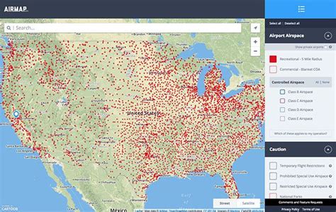 airmap     comprehensive  interactive digital map