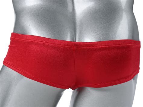 Sexy Men’s Smooth Underwear Mini Boxer Briefs Enhance Bulge Pouch Low