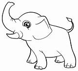 Elefante Pintar Elefantes Elefantinho Comofazeremcasa sketch template