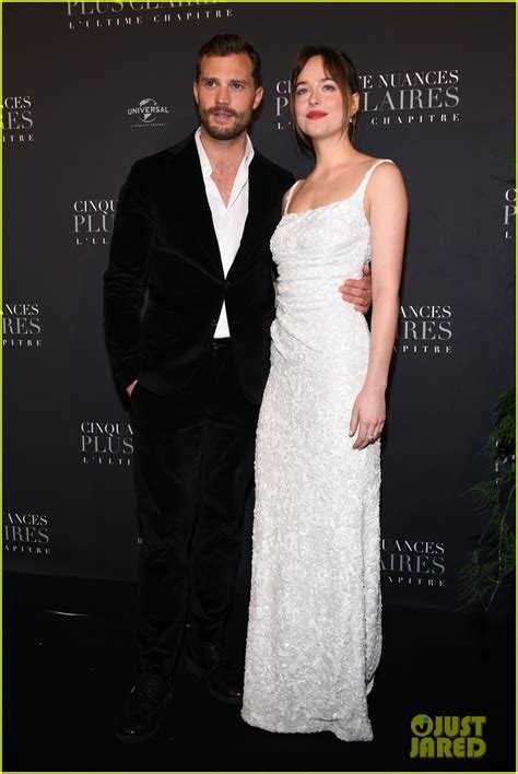 Jamie Dornan And Dakota Johnson Premiere Fifty Shades Freed In Paris