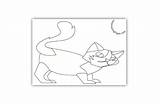 Coloring Searching Tomcat Cat Pages sketch template