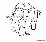 Mammoth Coloring Ii sketch template