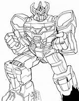 Megazord Rangers Colorir Miniforce Getdrawings Ranger Coloriage Mighty Morphin Megaforce Pacific Getcolorings 23x33 4x6 シフィック リム Gypsy sketch template
