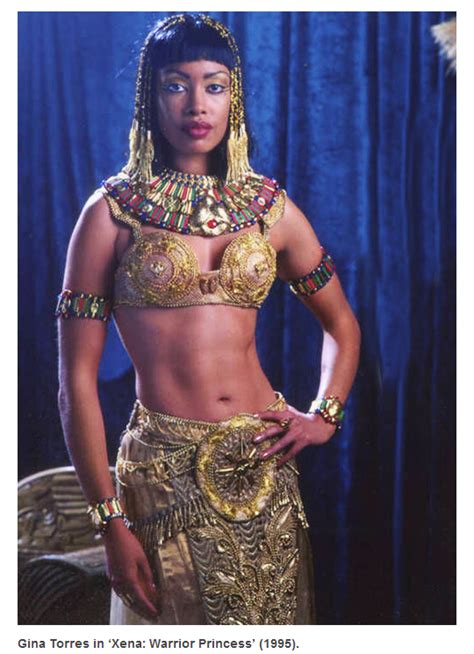 gina torres as cleopatra on xena warrior princess egypt mania
