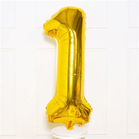supershape gold helium balloon number  party balloons party