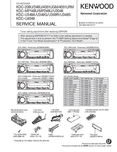 kenwood kdc  manual