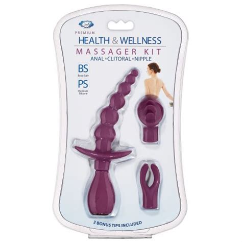 Cloud 9 Health And Wellness Anal Clitoral And Nipple Massager Kit