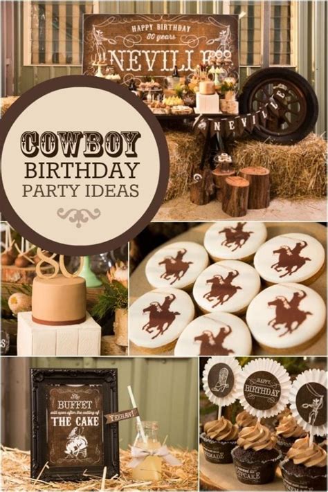 country  western cowboy themed  birthday party
