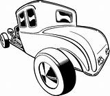 Rod Cars Hot Coloring Pages sketch template