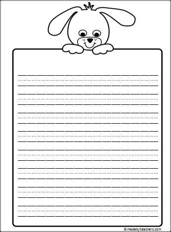 puppy writing stationary writing puppies words