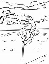 Salto Stabhochsprung Malvorlage Pértiga Leichtathletik Pertiga Malvorlagen Onlinecoloringpages sketch template