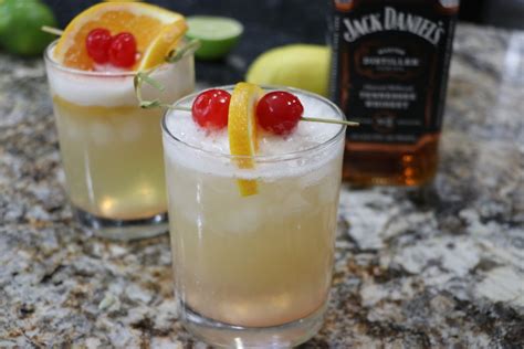 Easy Whiskey Sour Cocktail Recipe Inspire • Travel• Eat