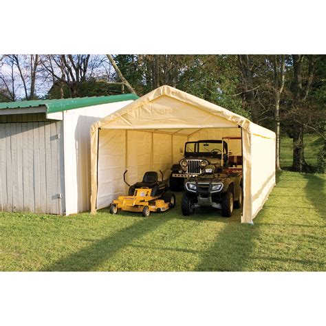 shelterlogic  canopy enclosure kit tan canopy  included