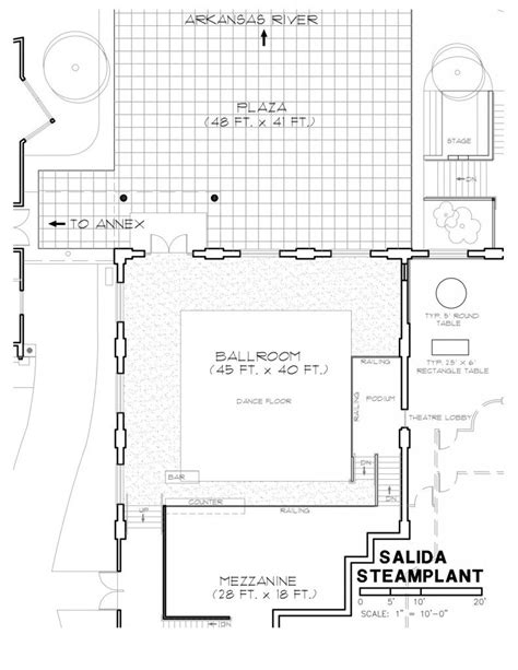 ballroom floor plan salida steamplant