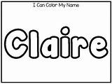 Claire Name Tracing Prep Daycare Activi Editable Non Activities Followers sketch template