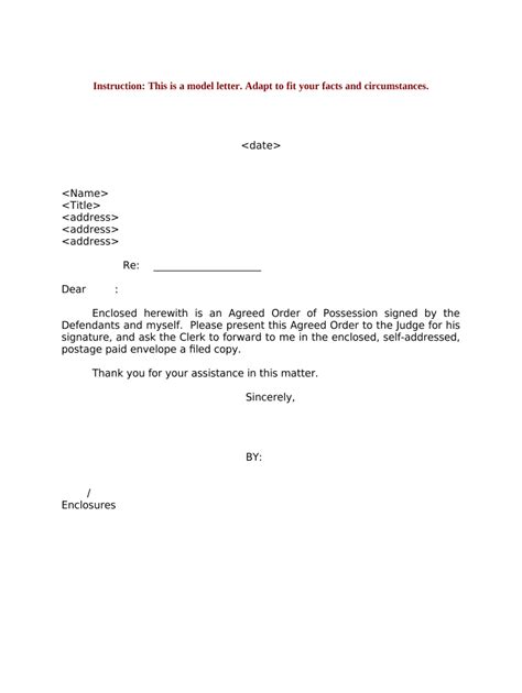 court letter sample  template pdffiller