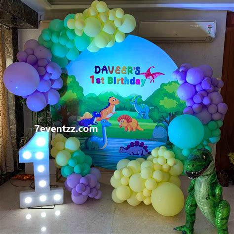 dinosaur theme birthday decoration  party  location eventzz