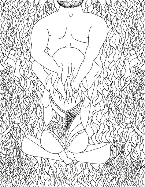erotic page adult coloring page naughty coloring page etsy