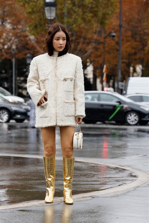 every fashion girl is wearing knee high boots right now glamour