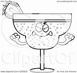 Mascot Daiquiri Strawberry Mad Clipart Royalty Cory Thoman Cartoon Vector 2021 sketch template