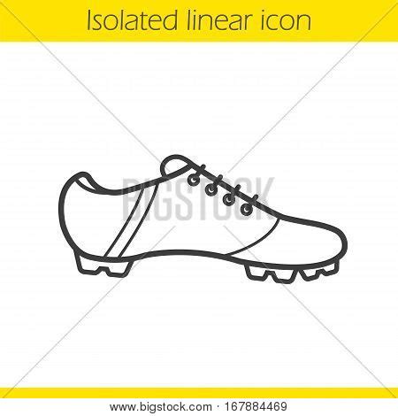 football boot linear vector photo  trial bigstock
