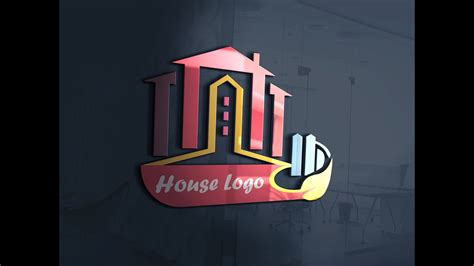 house logo design youtube