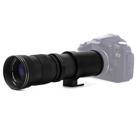 lightdow  mm   super telephoto lens manual zoom lens  canon nikon sony pentax