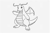 Dragonite Coloring Pokemon Pages Result Pngkit sketch template