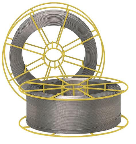 esab stainless steel solid wire spools  distinguished  yellow