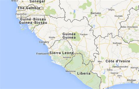 ﻿mapa De Guinea﻿ Donde Está Queda País Encuentra