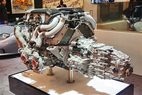 bugatti chiron  engine