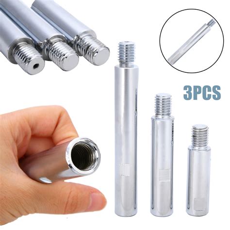 pcs  spta stainless steel rotary extension shaft set   thread mm