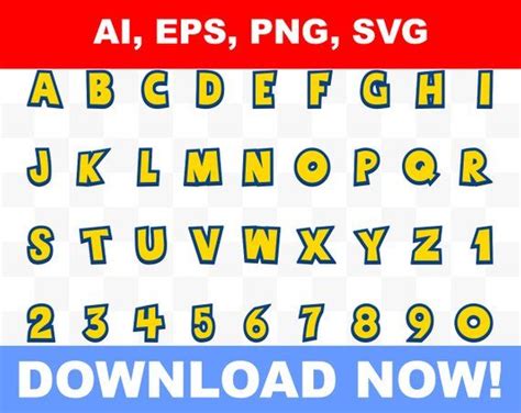 Toy Story Alphabet Number And Letters Toy Story Logo