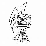Invader Zim Coloring Pages Printable Books sketch template