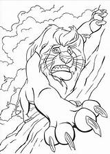 Simba Mufasa Scar sketch template
