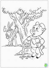 Pig Coloring Porky Pages Dinokids Comments Library Clipart Close Cartoon sketch template