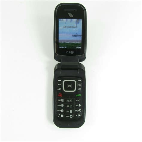 Lg 442bg Black Basic Flip Phone