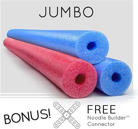 3 Pack Oodles Monster 55 Inch X 3 5 Inch Jumbo Swimming Pool Noodle