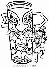 Tiki Witch sketch template