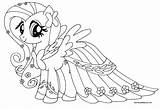 Pony Little Fluttershy Coloring Pages Color Play Gamesmylittlepony sketch template