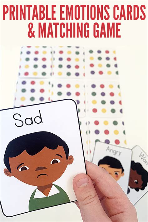printable emotions cards  emotions games ideas