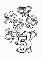 Numbers Wuppsy Preschoolers sketch template