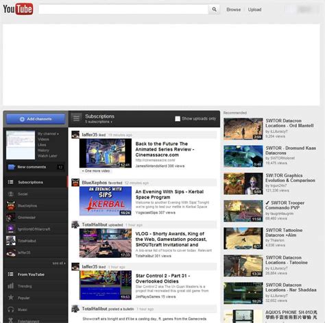 switch   youtubes  page design ghacks tech news