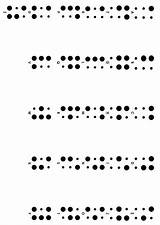 Braille Alphabet Coloring sketch template